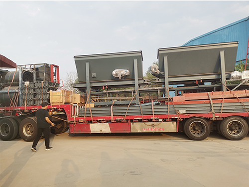 发往目的地上海-生产线设备整车装车完毕